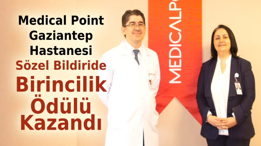 Medical Point Gaziantep Hastanesi Sözel Bildiride Birincilik Ödülü Kazandı