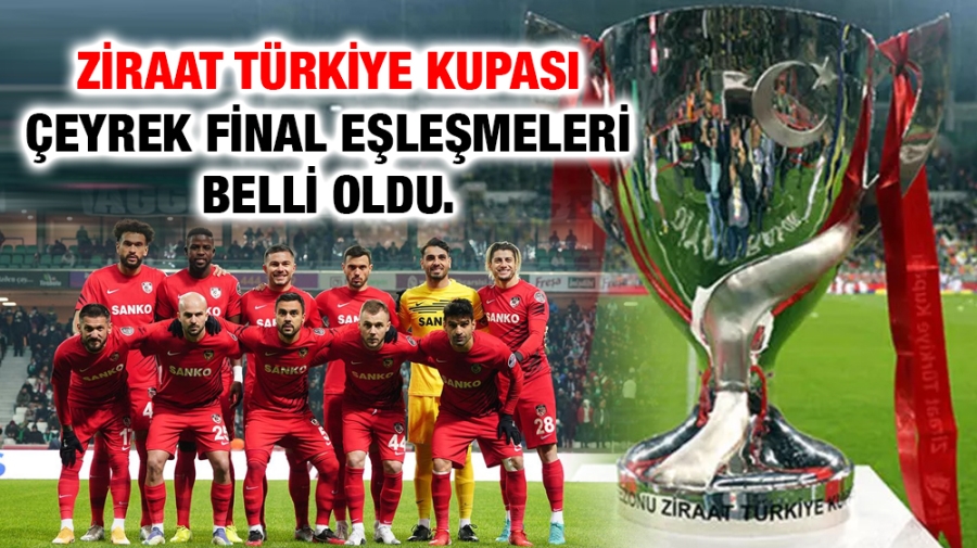 Ziraat Türkiye Kupası çeyrek final eşleşmeleri belli oldu.
