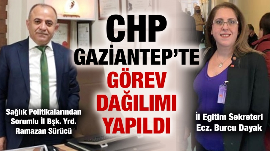 CHP Gaziantep’te görev dağılımı yapıldı