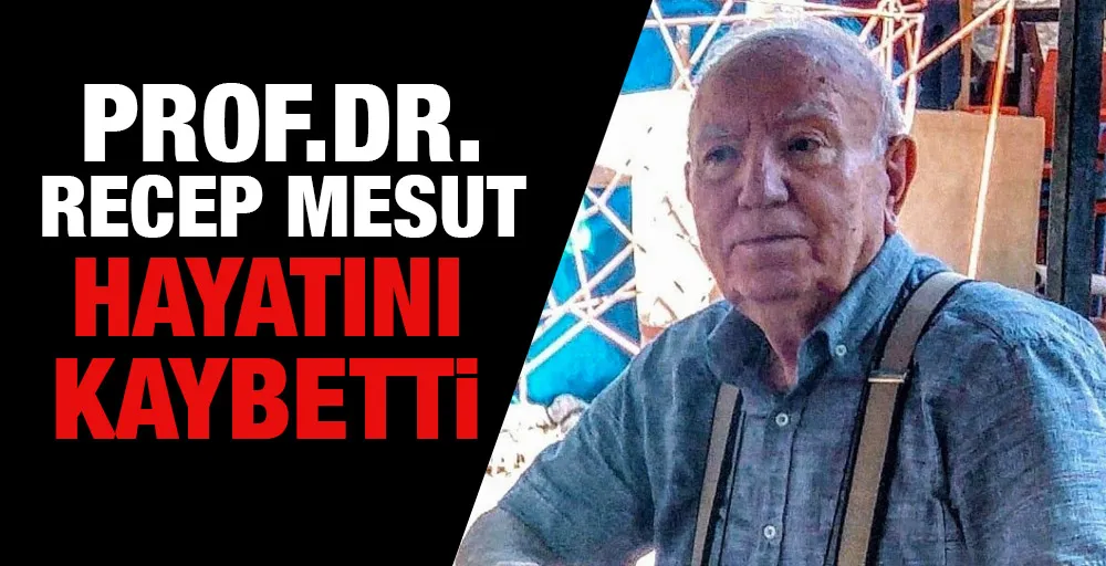 Prof. Dr. Recep Mesut hayatını kaybetti