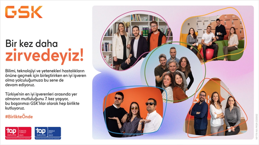 GSK Türkiye 7. Kez En İyi İşverenler Arasında  Yer Aldı