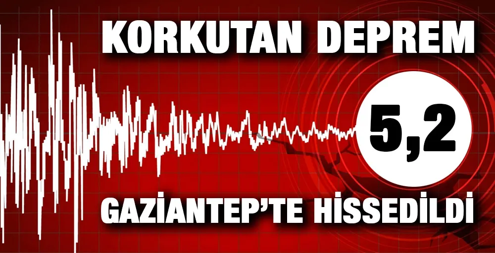 Malatya da Deprem!Gaziantep