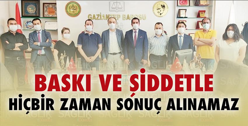 ‘Onur Nöbeti’ tutan Gaziantep Barosu avukatlarına destek!