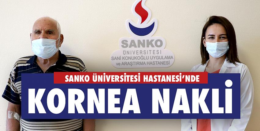 Sanko Üniversitesi Hastanesi’nde Kornea Nakli