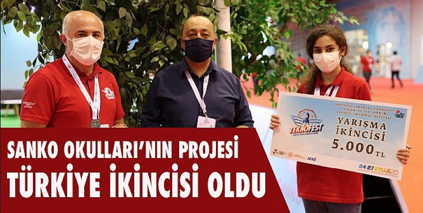 Sanko Okulları’nın Projesi Türkiye İkincisi Oldu