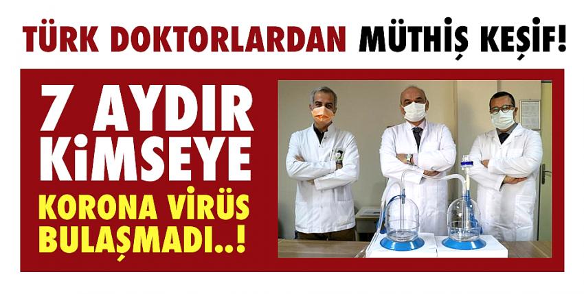 Türk doktorlar, COVID-19 bulaş riskini azaltan sistem geliştirdi