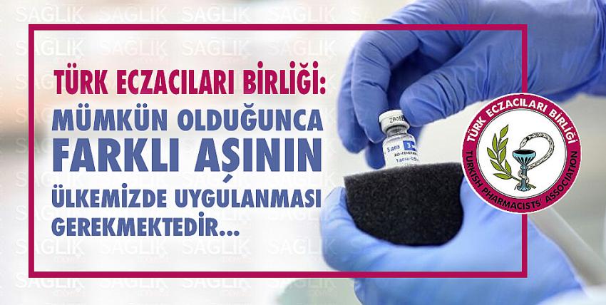 Türk Eczacıları Birliğinden Aşı Açıklaması