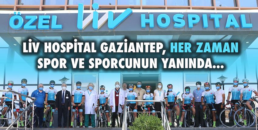 Liv Hospital Gaziantep, her zaman spor ve sporcunun yanında