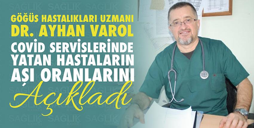Dr.Varol covid servislerinde yatan hastaların aşı oranlarını açıkladı!