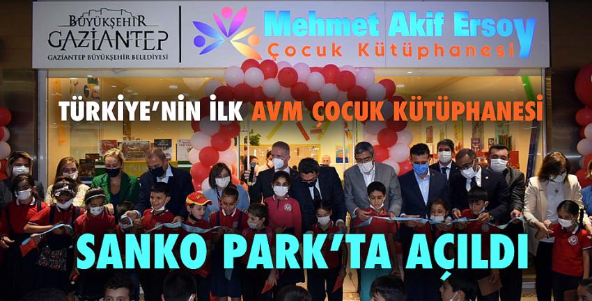 Türkiye’nin İlk Avm Çocuk Kütüphanesi SANKO PARK’ta Açıldı