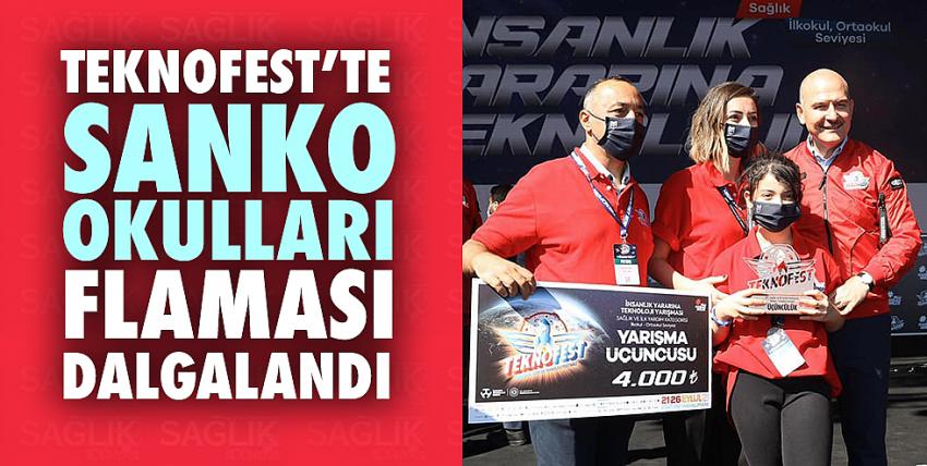 Teknofest’te Sanko Okulları Flaması Dalgalandı