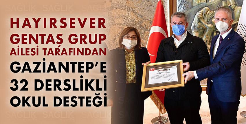 Hayırsever Gentaş Grup Ailesi Tarafından Gaziantep’e 32 Derslikli Okul Desteği