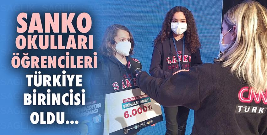 SANKO Okulları Öğrencileri Türkiye Birincisi Oldu