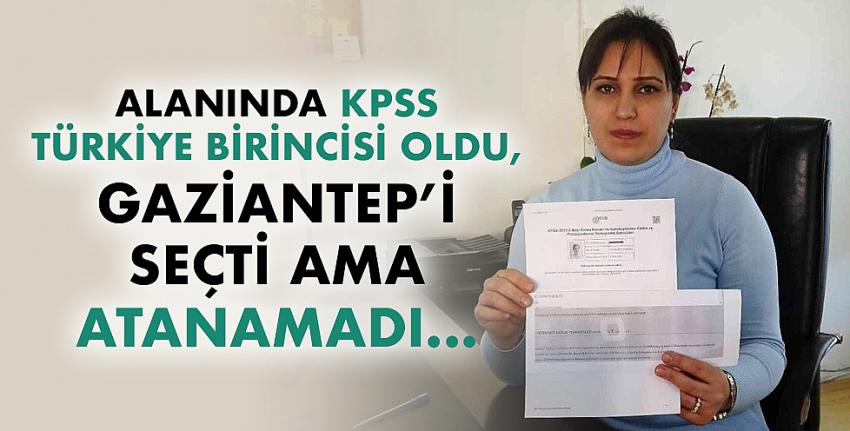Alanında KPSS Türkiye birincisi oldu, atanamadı