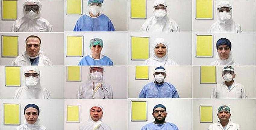 Hastanedeki kahramanlar: Tulum terletti, maske yaraladı ama işimizden alıkoymadı