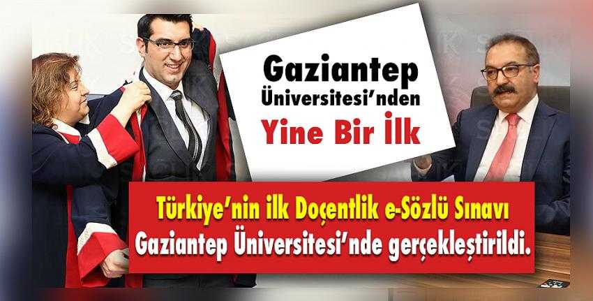 Gaziantep Üniversitesi’nden Yine Bir İlk