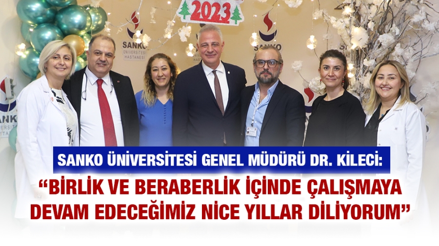 SANKO ÜNİVERSİTESİ HASTANESİ’NDE YENİ YIL KUTLANDI