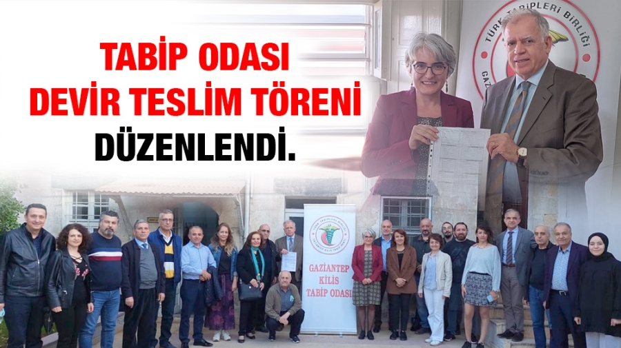 Tabip Odası Devir Teslim Töreni Düzenlendi.