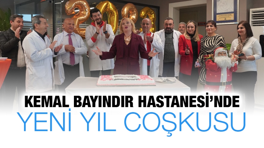 Kemal Bayındır Hastanesi’nde yeni yıl coşkusu