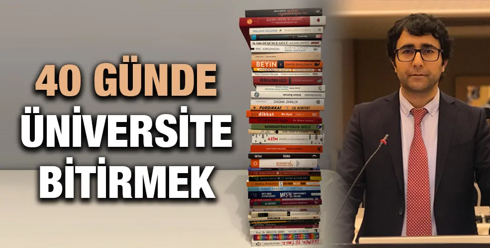 40 GÜNDE ÜNİVERSİTE BİTİRMEK