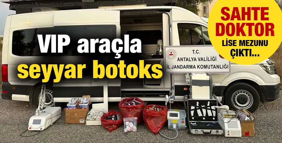 VIP araçla seyyar botoks!