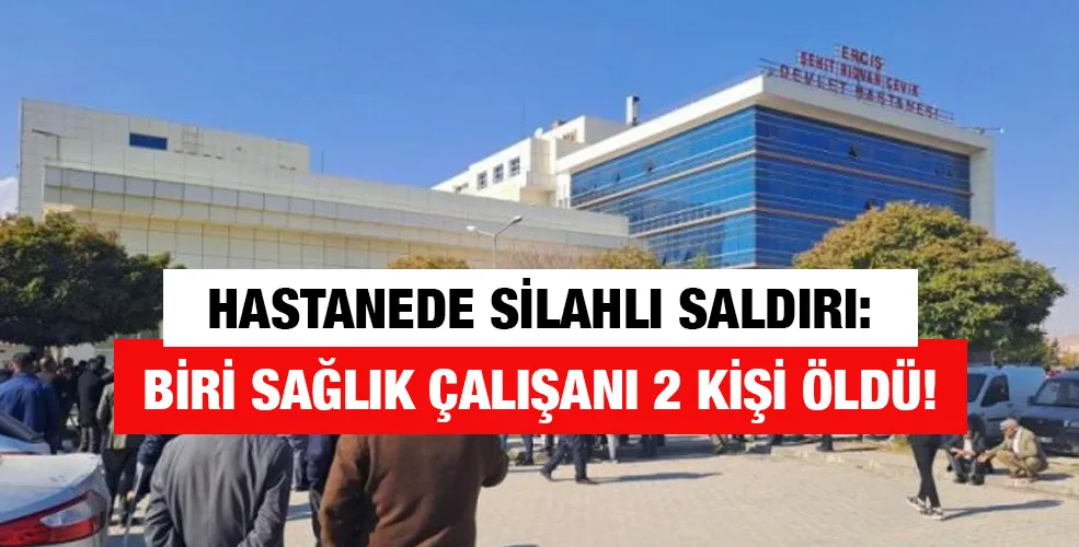 Hastanede silahlı saldırı: Biri sağlık çalışanı 2 kişi hayatını kaybetti!