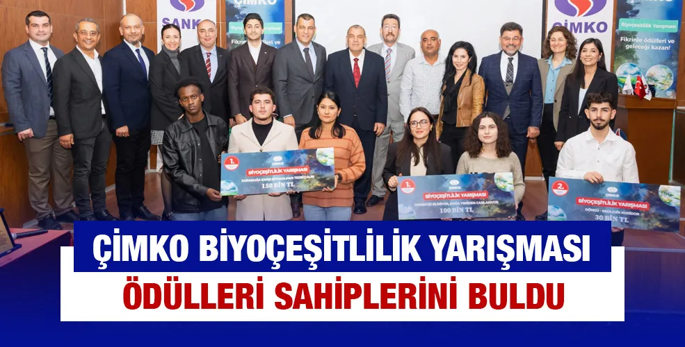 ÇİMKO BİYOÇEŞİTLİLİK YARIŞMASI ÖDÜLLERİ SAHİPLERİNİ BULDU