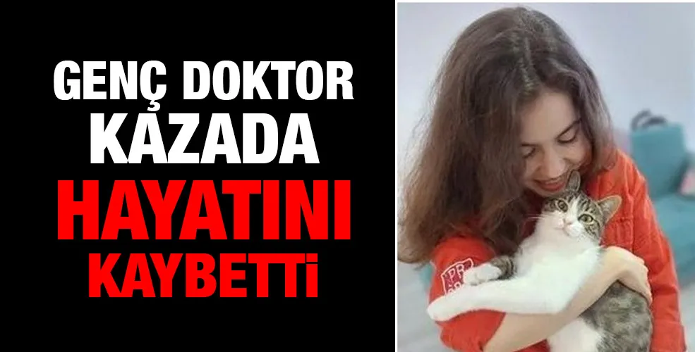 Genç doktor kazada hayatını kaybetti