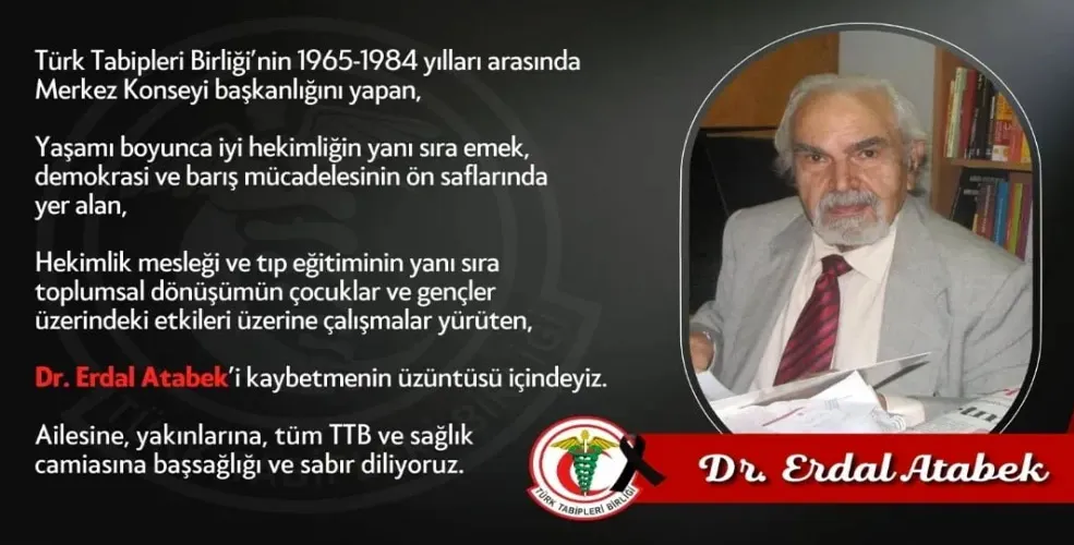 Dr. Erdal Atabek hayatını kaybetti