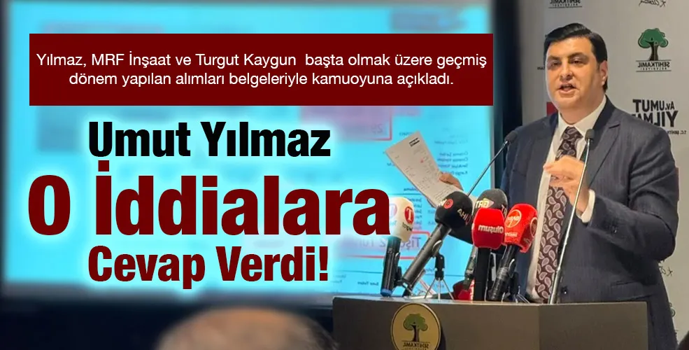 Umut Yılmaz O İddialara Cevap Verdi!