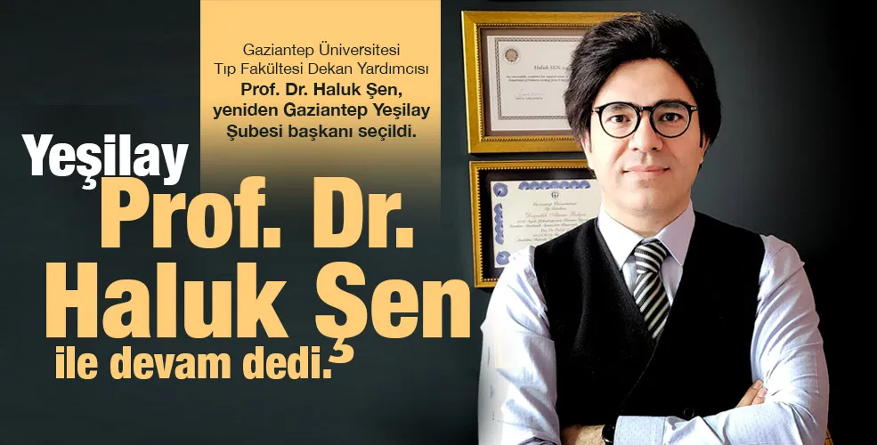 Yeşilay, Prof. Dr.  Haluk Şen ile devam dedi.