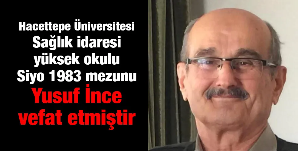 110’lardan Hastane Müdürü Yusuf abimiz vefat etmiştir 