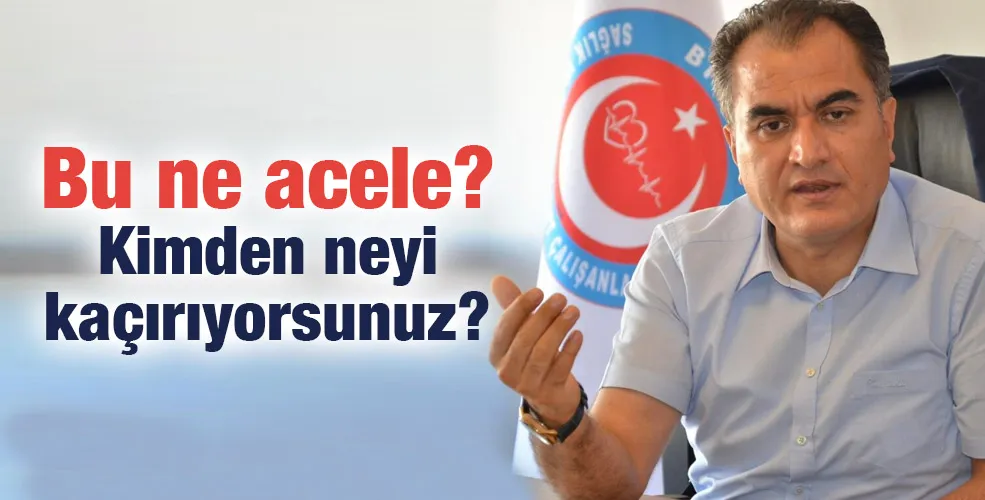 Bu ne acele? Kimden neyi kaçırıyorsunuz?