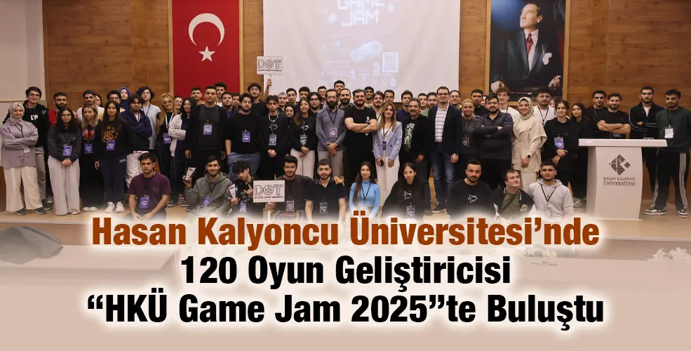 Hasan Kalyoncu Üniversitesi’nde 120 Oyun Geliştiricisi “HKÜ Game Jam 2025”te Buluştu 