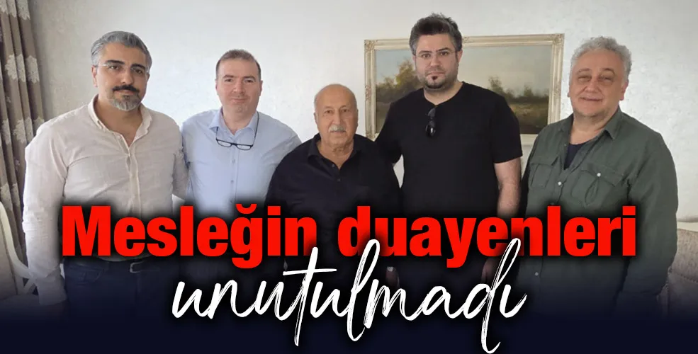 Mesleğin duayenleri unutulmadı  