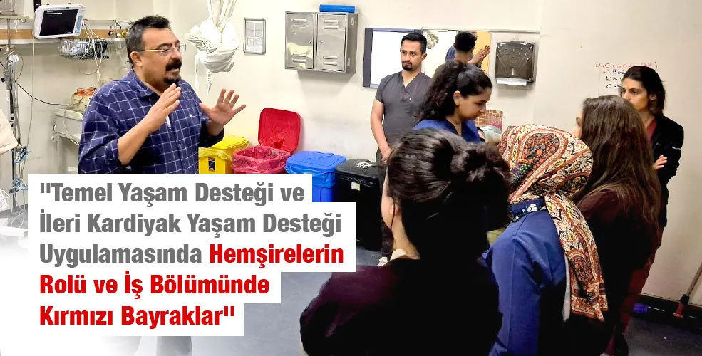 Temel Yaşam Desteği ve İleri Kardiyak Yaşam Desteği Uygulamasında Hemşirelerin Rolü ve İş Bölümünde Kırmızı Bayraklar
