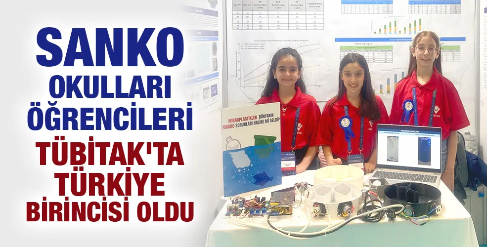 SANKO OKULLARI ÖĞRENCİLERİ TÜBİTAK