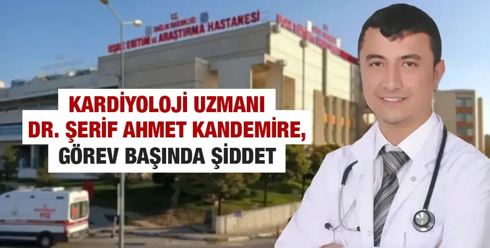  Kardiyoloji Uzmanı Dr. Şerif Ahmet Kandemire, görev başında şiddet