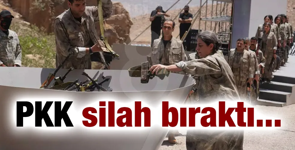 PKK silah bıraktı... 