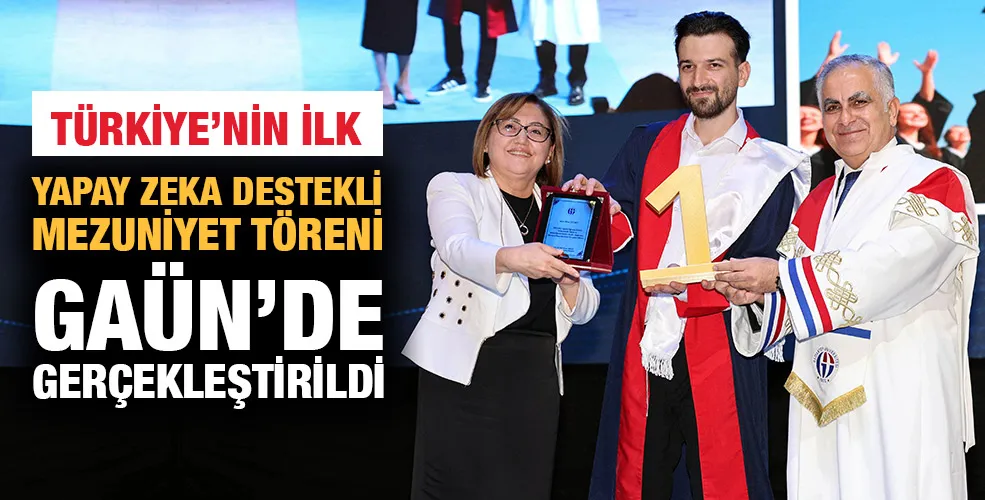 YAPAY ZEKA DESTEKLİ MEZUNİYET TÖRENİ GAÜN’DE GERÇEKLEŞTİRİLDİ