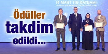 Ödüller takdim edildi 