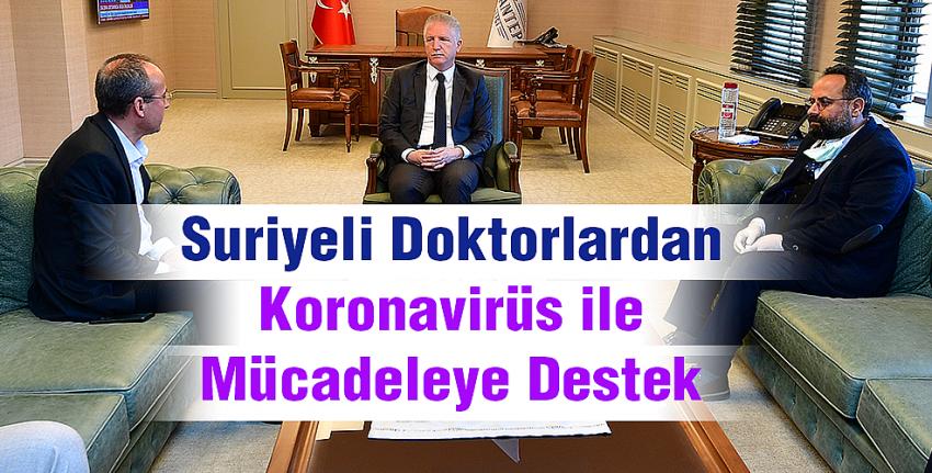 Suriyeli Doktorlardan Koronavirüs ile Mücadeleye Destek 