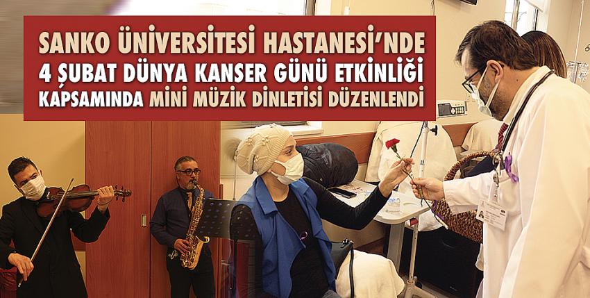 Sanko Üniversitesi Hastanesi’nde 4 Şubat Dünya Kanser Günü Etkinliği