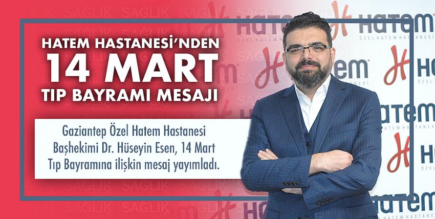 Hatem Hastanesi’nden 14 Mart Tıp Bayramı Mesajı