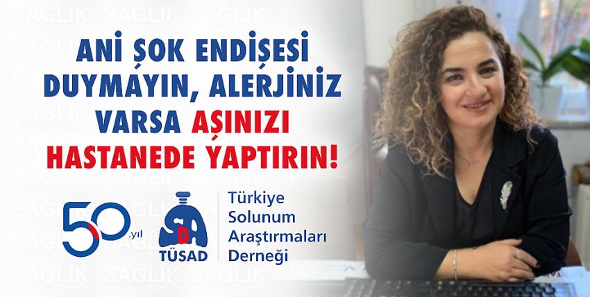 Ani şok endişesi duymayın, alerjiniz  varsa aşınızı hastanede yaptırın!