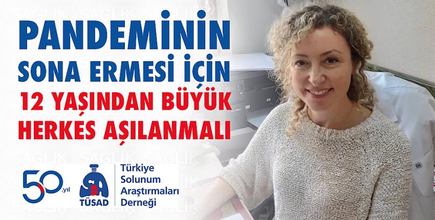 Solunum Derneği TÜSAD’dan, Aşının Yaygınlaşması Çağrısı