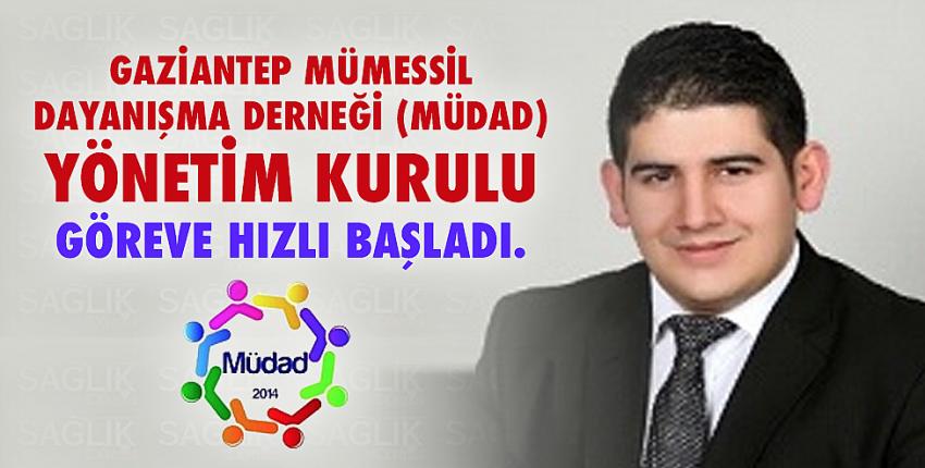 Gaziantep Mümessil Dayanışma Derneği Yönetim Kurulu göreve hızlı başladı.