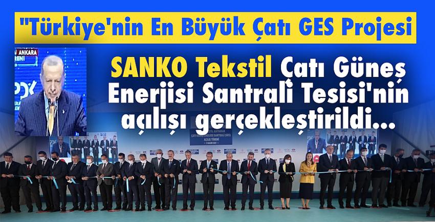 SANKO Tekstil Çatı Güneş Enerjisi Santrali Tesisi