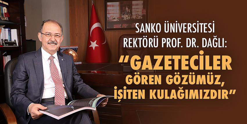 Rektör Dağlı’dan Çalışan Gazeteciler Günü Mesajı