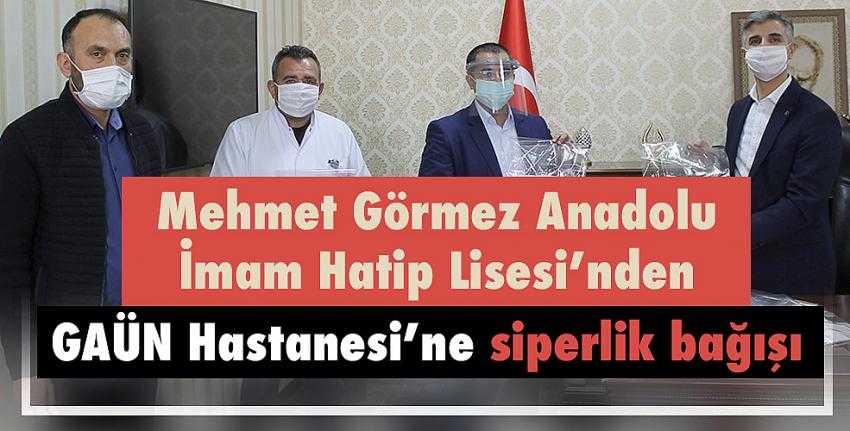 GAÜN Hastanesi’ne siperlik bağışı